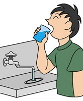 飲料水としての水道水の安全性